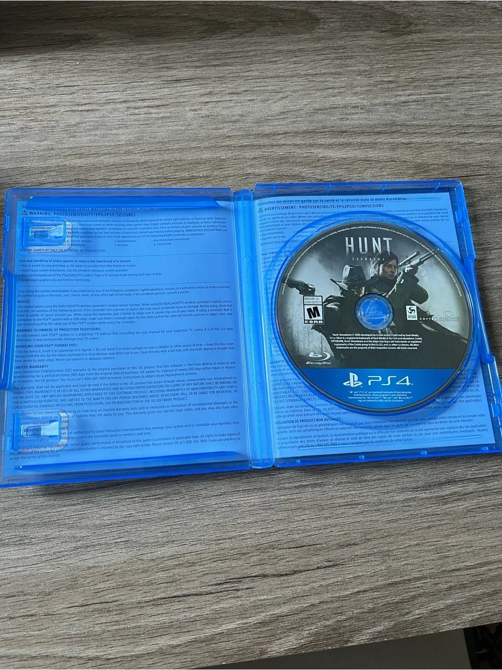 Sony PlayStation 4 PS4 Hunt: Showdown Video Game Pre-Owned